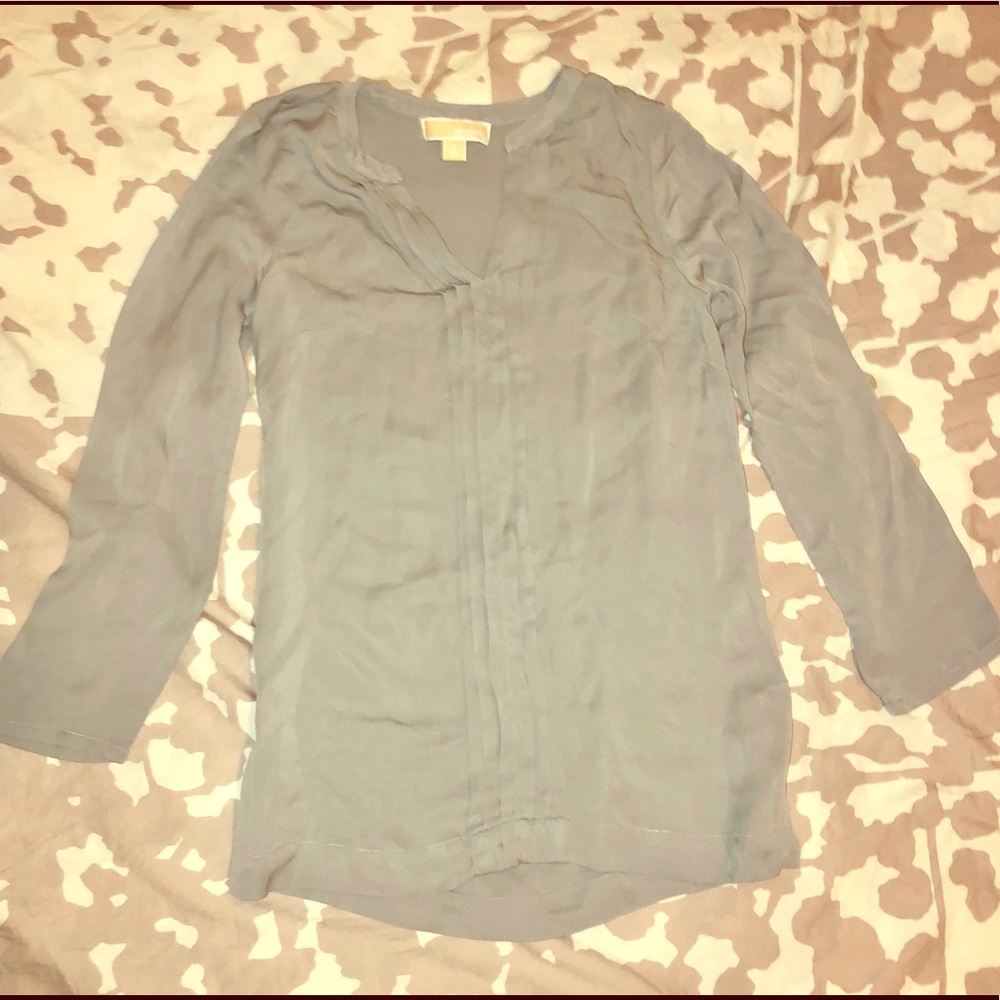 Michael Kors Gray Blouse Size Small
